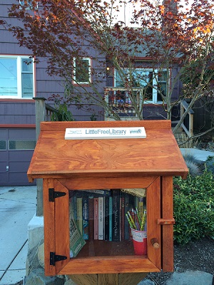 New Little Free Library at 97th & Roosevelt.